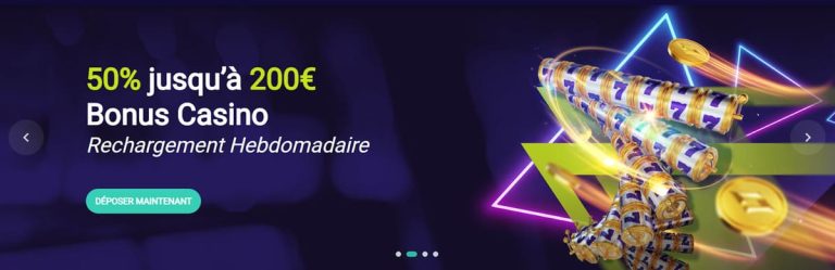 Spin Platinum Casino recharge hebdomadaire